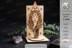 3D Tarot Cards and Crystal Holders Bundle Lasercut. Esoteric Product Image 14
