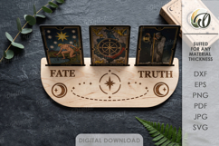 3D Tarot Cards and Crystal Holders Bundle Lasercut. Esoteric Product Image 6