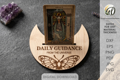 3D Tarot Cards and Crystal Holders Bundle Lasercut. Esoteric Product Image 8