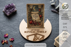 3D Tarot Cards and Crystal Holders Bundle Lasercut. Esoteric Product Image 10
