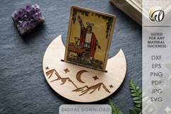 3D Tarot Cards and Crystal Holders Bundle Lasercut. Esoteric Product Image 11
