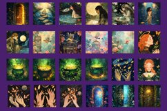 Tarot Card Funny, Square Coaster, Sarcastic Sublimation Product Image 3