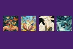 Tarot Card Funny, Square Coaster, Sarcastic Sublimation Product Image 5