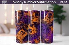 Tarot Card Tumbler Wrap | Halloween Tumbler Wrap Product Image 1
