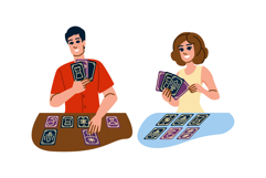 psychic tarot reading vector Product Image 1