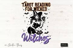 Tarot Reading For Wicked Witches PNG | Halloween PNG Product Image 4