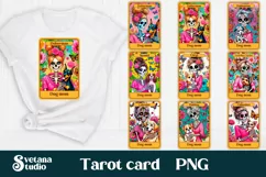 Dog mom sublimation | Tarot card PNG | Skeleton mom PNG Product Image 1