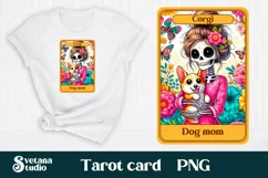 Dog mom sublimation | Tarot card PNG | Skeleton mom PNG Product Image 6
