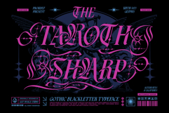Taroth Sharp Typeface Product Image 1