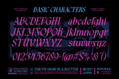 Taroth Sharp Typeface Product Image 6