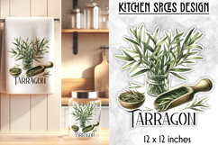 Kitchen Spices Stickers, Botanical Herbs and Spices PNG Product Image 1