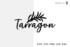 Herbs label svg for cricut