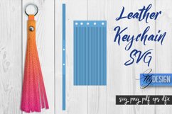 Leather Keychain SVG Design | Keychaine Design | SVG File Product Image 1