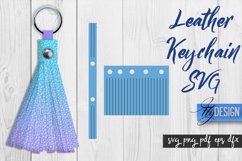 Leather Keychain SVG Design | Keychaine Design | SVG File Product Image 1