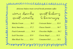Taste Juicy Scribbles - Organic Handwritten Display Product Image 3