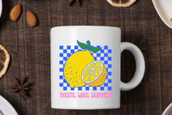 Taste Like Summer Lemon T-Shirt Design SVG Product Image 3