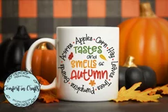 Tastes and Smells of Autumn SVG and Sublimation Product Image 3