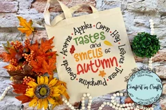 Tastes and Smells of Autumn SVG and Sublimation Product Image 1