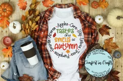 Tastes and Smells of Autumn SVG and Sublimation Product Image 2