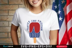 Tastes Like Freedom SVG, 4th Of July SVG Design Product Image 1