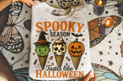 Spooky Season Tastes Like Halloween PNG, Boo PNG, Pumpkin Product Image 4