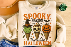 Spooky Season Tastes Like Halloween PNG, Boo PNG, Pumpkin Product Image 1