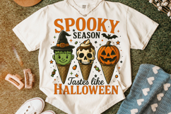 Spooky Season Tastes Like Halloween PNG, Boo PNG, Pumpkin Product Image 5