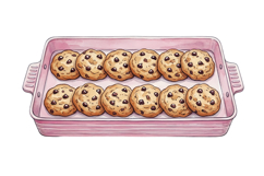 Tasty Cookies Png| Pink Baking Png Product Image 1