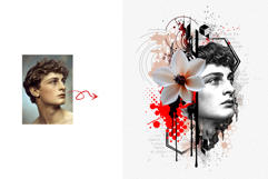 Artistic Watercolor Tattoo Art Product Image 3