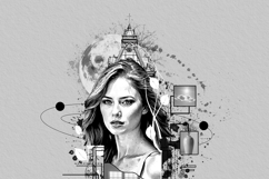 Modern Urban Gothic Art Print Effect Product Image 7