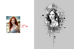 Modern Urban Gothic Art Print Effect Product Image 3