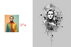 Modern Urban Gothic Art Print Effect Product Image 4