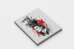 Trash Polka Style Man with Eagle and Power Lines Product Image 1