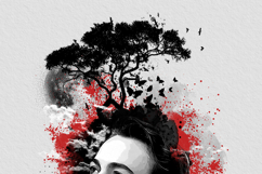 Trash Polka Style Tree Art Photo Effect Product Image 11