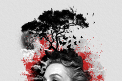 Trash Polka Style Tree Art Photo Effect Product Image 9