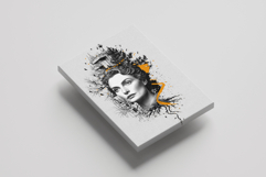 Modern Surreal Portrait Tattoo Design Photo Effect Product Image 1