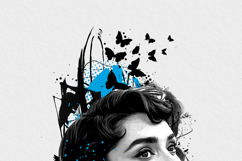 Modern Trash Polka Portrait Tattoo Design Product Image 8