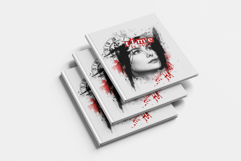 Abstract Grunge Portrait Art Effect Template Product Image 1