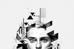 Trash Polka Style Digital Art Illustration Photo Effect Product Image 5