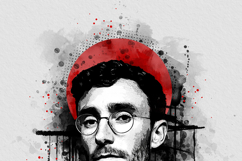 Modern Black White Grunge Illustration Product Image 6