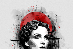 Modern Black White Grunge Illustration Product Image 7