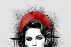 Modern Black White Grunge Illustration Product Image 8