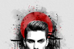 Modern Black White Grunge Illustration Product Image 9