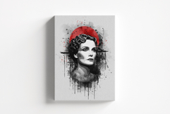 Modern Black White Grunge Illustration Product Image 1