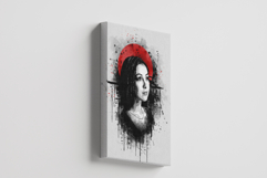Modern Black White Grunge Illustration Product Image 2