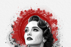 Classic Grunge Black White Art Product Image 7