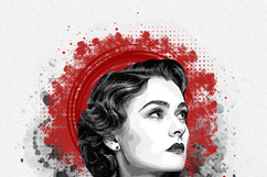 Classic Grunge Black White Art Product Image 9