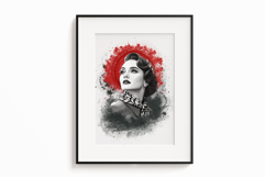 Classic Grunge Black White Art Product Image 2