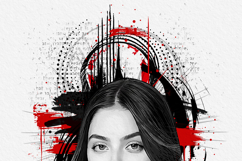 Modern Abstract Tattoo Art Photo Effect Product Image 9