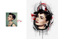 Modern Abstract Tattoo Art Photo Effect Product Image 4